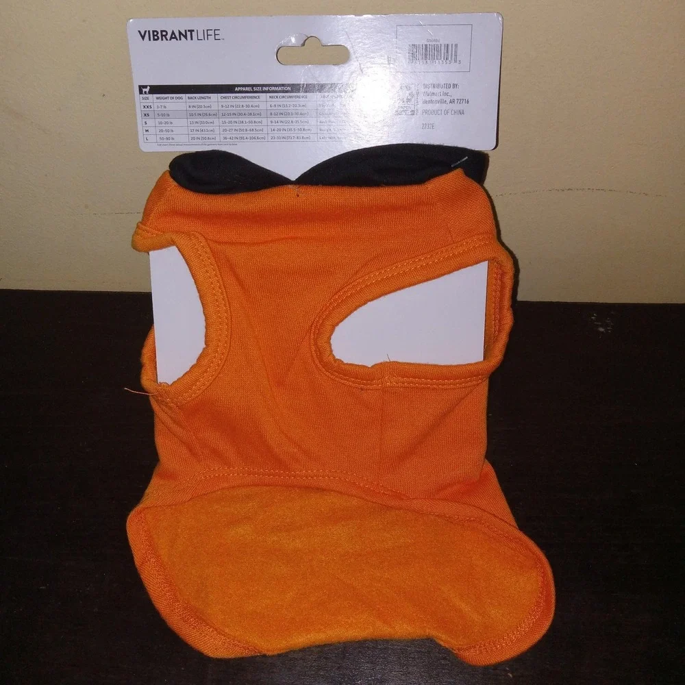 NWT TRICK OR TREAT Dog Halloween‎ Hoodie Shirt Costume SZ XS